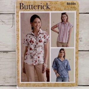 ⭐️5 for $28⭐️ NEW Butterick B6856 Women’s Sewing Patterns UNCUT
